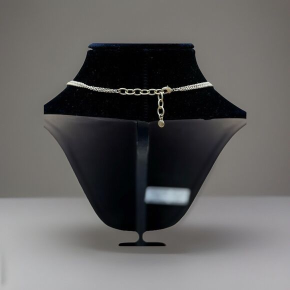 Liz Claiborne Tear Drop Turtle Resin Pendant With Gold Tone Chain Detailing - Picture 5 of 5